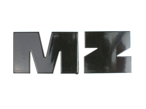 NAKLEJKA MZ LITERKA CZARNA 