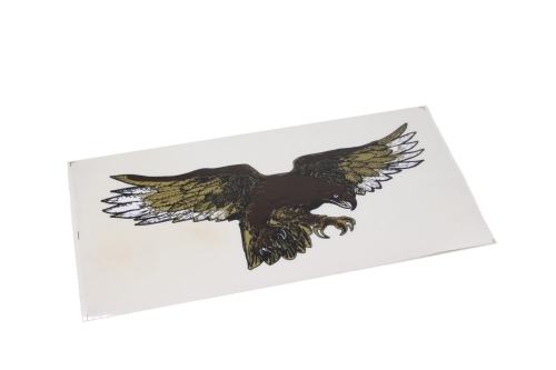 NAKLEJKA ORZEŁ BRĄZOWO-ZŁOTY KAT.G 