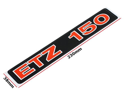 NAKLEJKA MZ ETZ 150 CZERWONA 