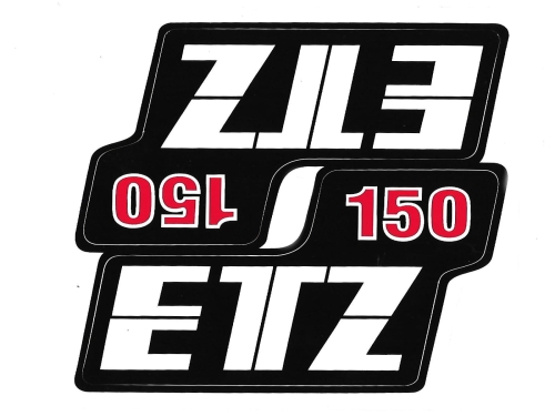 NAKLEJKA MZ ETZ 150 WYSOKA KPL 0924  KAT-E 