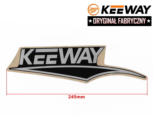 NAKLEJKA KEEWAY OSŁONY PODŁOGI LEWA CZARN ORYGINAŁ 