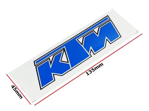NAKLEJKA KTM NIEBIESKA 0933G KAT-E 