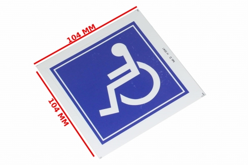 NAKLEJKA INWALIDA DUŻA 