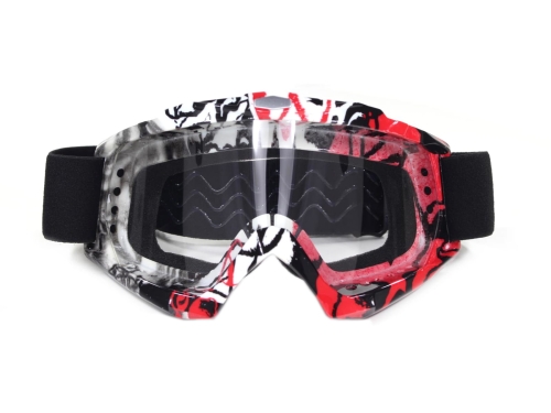 GOGLE FTM-006 BLACK/WHITE/RED 
