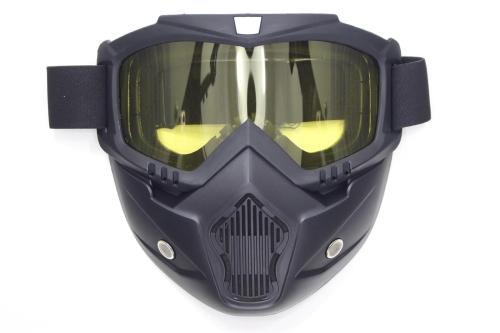 GOGLE WB A-01 BLACK YELLOW 