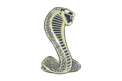 EMBLEMAT ZNACZEK COBRA ZŁOTA 