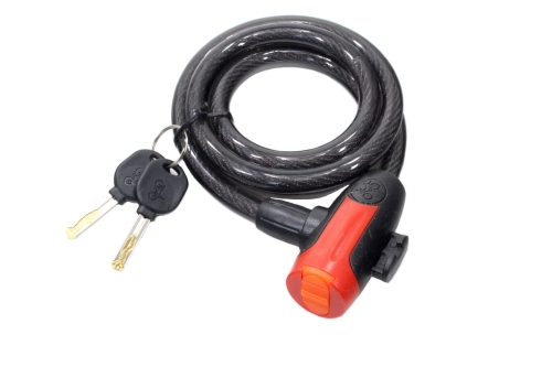 BLOKADA ZABEZP. PRZECIWKRADZIEŻOWE 110cm CZARNE 