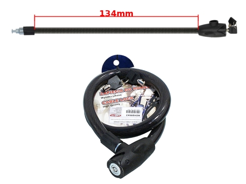 BLOKADA ZABEZPIECZENIE PRZECIWKRADZIEŻOWE DŁ150CM 