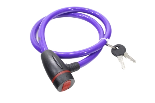 BLOKADA ZABEZP. PRZECIWKRADZIEŻOWE 100cm FIOLETOWE 