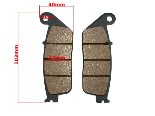 KLOCKI HAMULCA HONDA CBR 1000 RS 125/RS 250/CBR600 