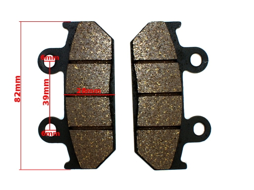 KLOCKI HAMULCA HONDA CBR250F CBR500F 