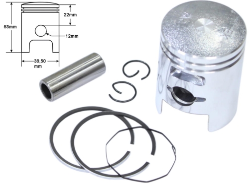 TŁOK HONDA DIO AIR COOL 50CC 39,5MM STD 