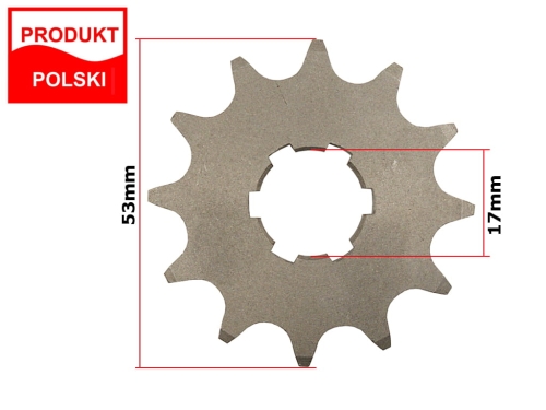 ZĘBATKA PRZÓD JAWKA 50 12z M 