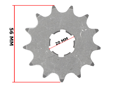 ZĘBATKA PRZÓD JAWKA 50 13z W 
