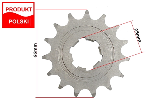 ZĘBATKA PRZÓD JAWA 15z W 