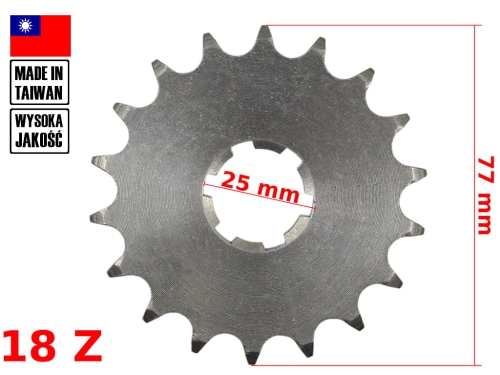 ZĘBATKA PRZÓD JAWA 350 18z TAIWAN DI 