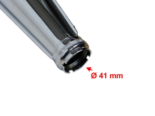 TŁUMIK JAWA 250/350 OLD NAKRĘTKA KPL. DUELLS DI 