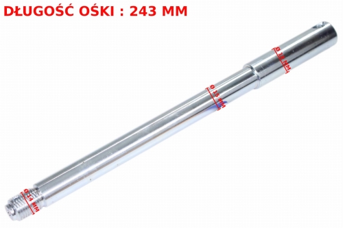 OŚKA KOŁA PRZÓD JAWA 350 TS CZ 175 350 