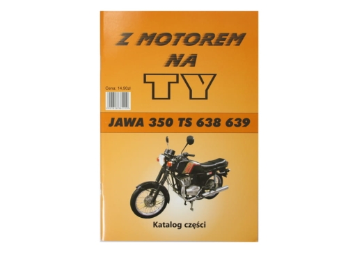 KATALOG Z MOTOREM NA TY - JAWA 350 TS 638 639 