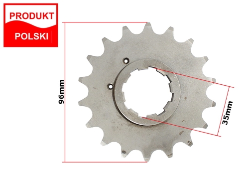 ZĘBATKA PRZÓD JUNAK 18z M 