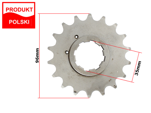 ZĘBATKA PRZÓD JUNAK 19z M 