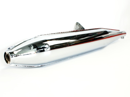 TŁUMIK JUNAK CHROM CYGARO DŁUGI NIEROZBIERALNY 