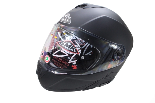 KASK SMK GLIDE MA200 CZARNY MATOWY SZCZĘKOWY XS 