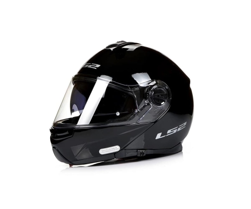 KASK LS2 FF325 STROBE SOLID GLOSS BLACK M 