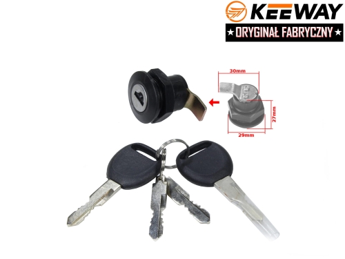 ZAMEK ZBIORNIKA PALIWA KEEWAY HURRICAN 50 ORYGINAŁ 