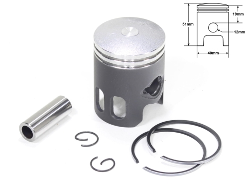 TŁOK KEEWAY 2T 50 PIN 12 mm ROB 