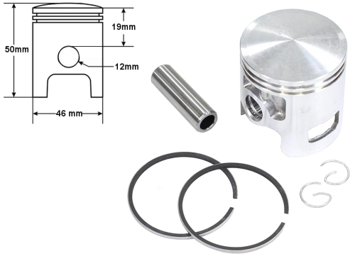 TŁOK KEEWAY 70 CC 46MM PIN 12 