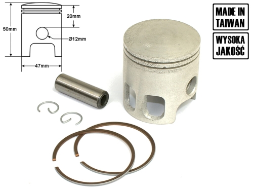 TŁOK KEEWAY/PCI PIN 12mm 47mm TUNING TAIWAN 