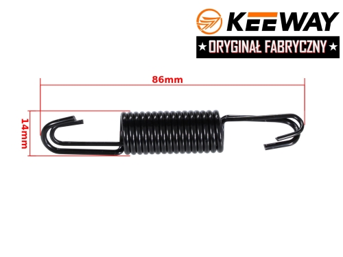 SPRĘŻYNA STOPKI BOCZNEJ KEEWAY HURRICANE ORYGINAŁ 