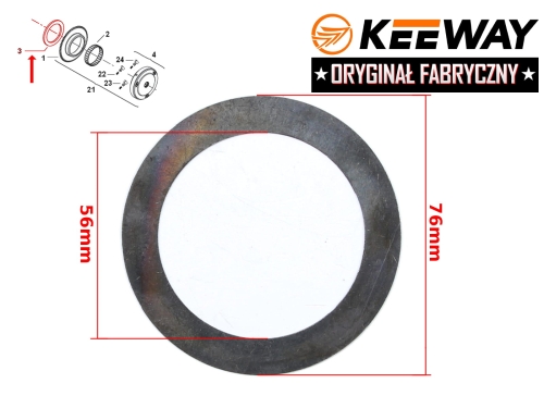 PODKŁADKA OPOROWA SPRZĘGŁA ROZRUSZNIKA KEEWAY ORYG 