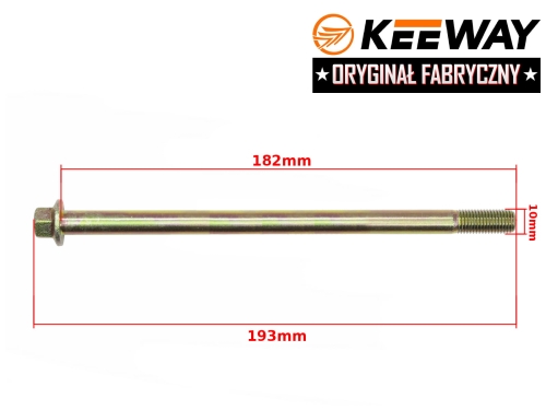 OŚKA MOCOWANIA SILNIKA KEEWAY ORYGINAŁ 