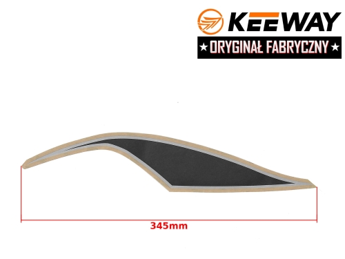 NAKLEJKA KEEWAY NADKOLA LEWA SZARA ORYGINAŁ 