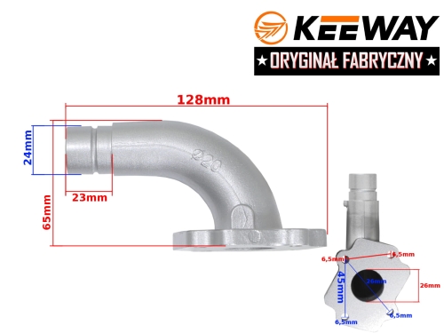 KRÓCIEC GAŹNIKA KEEWAY 50CC 2T HURRICANE ORYGINAŁ 