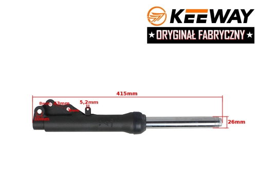 LAGA PRZÓD KEEWAY HURRICANE 50 2T LEWA ORYGINAŁ 