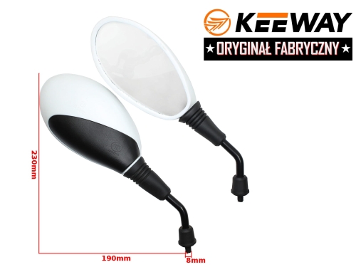 LUSTERKA KEEWAY HURRICANE 50CC 06-07 KPL.ORYGINAŁ 