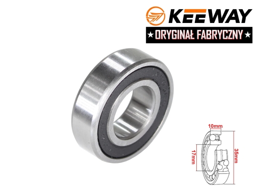 ŁOŻYSKO 6003 WAŁKA SPRZĘGŁA KEEWAY 50 17x35x10 