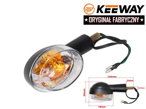 KIERUNKOWSKAZ KEEWAY HURRICANE LEWY 50 2T ORYGINAŁ 