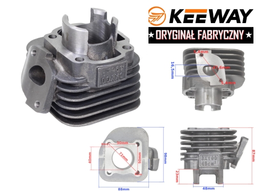 CYLINDER KEEWAY 50CC 2T HURRICANE ORYGINAŁ 