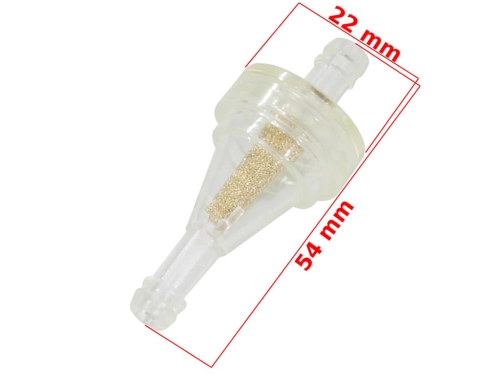 FILTR PALIWA BIAŁY UNIWERSALNY MIEDŹ 6MM ROB 