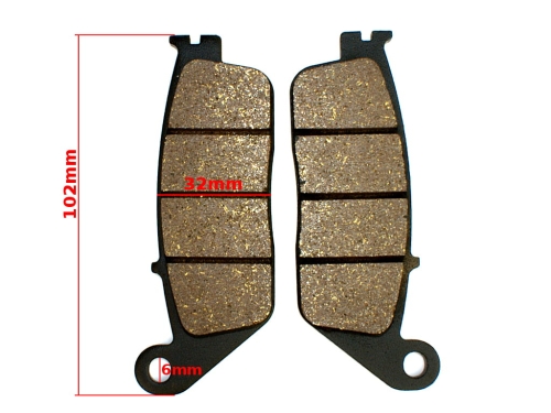 KLOCKI HAMULCA KYMCO DINK 250 MXU 250/ Maxxer 300 