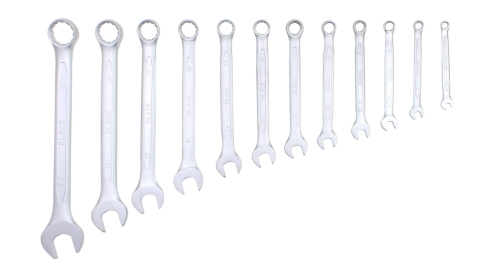 ZESTAW KLUCZY PŁASKO-OCZKOWYCH 12 ELEMENTÓW 