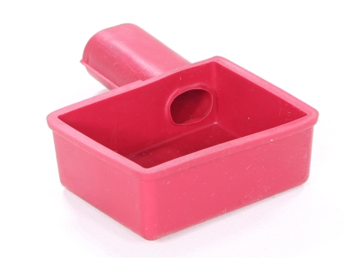 OSŁONA GUMOWA KLEMY AKUMULATORA CZERWONA 