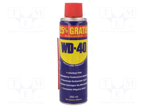 ŚRODEK ODRDZEWIAJĄCO-SMARUJĄCY WD-40 250ml 