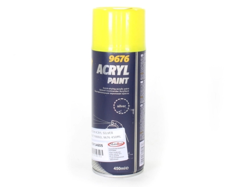 ŚRODEK ACRYL SILVER PAINT MANNOL 450ml 9676 