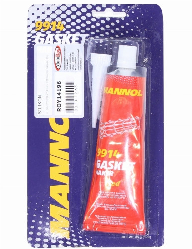 SILIKON WYSOKOTEMPERATUROWY CZERWONY MANNOL 85g 