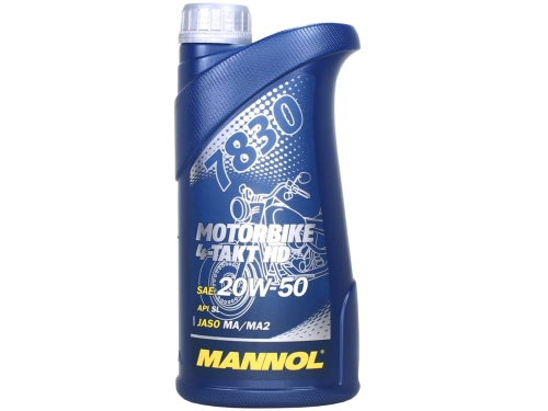 OLEJ MANNOL 4-TAKT MOTORBIKE HD 20W50 1L 7830 
